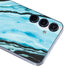 Aqua Blue Marble Ink Galaxy A35 5G Skin